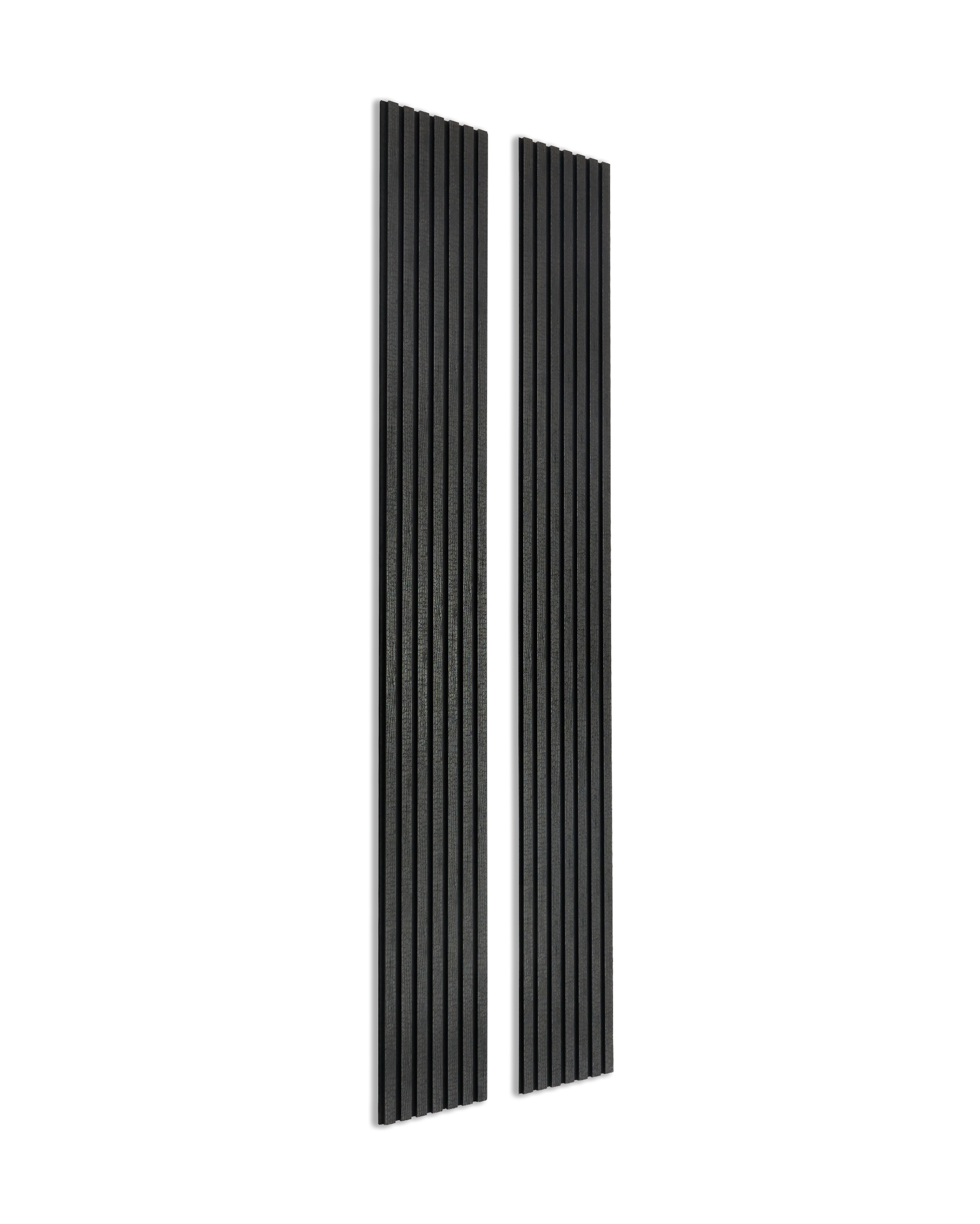 Akupanel | Acoustic Panel / Colored, Charcoal, Black Felt, 240 x 60 cm