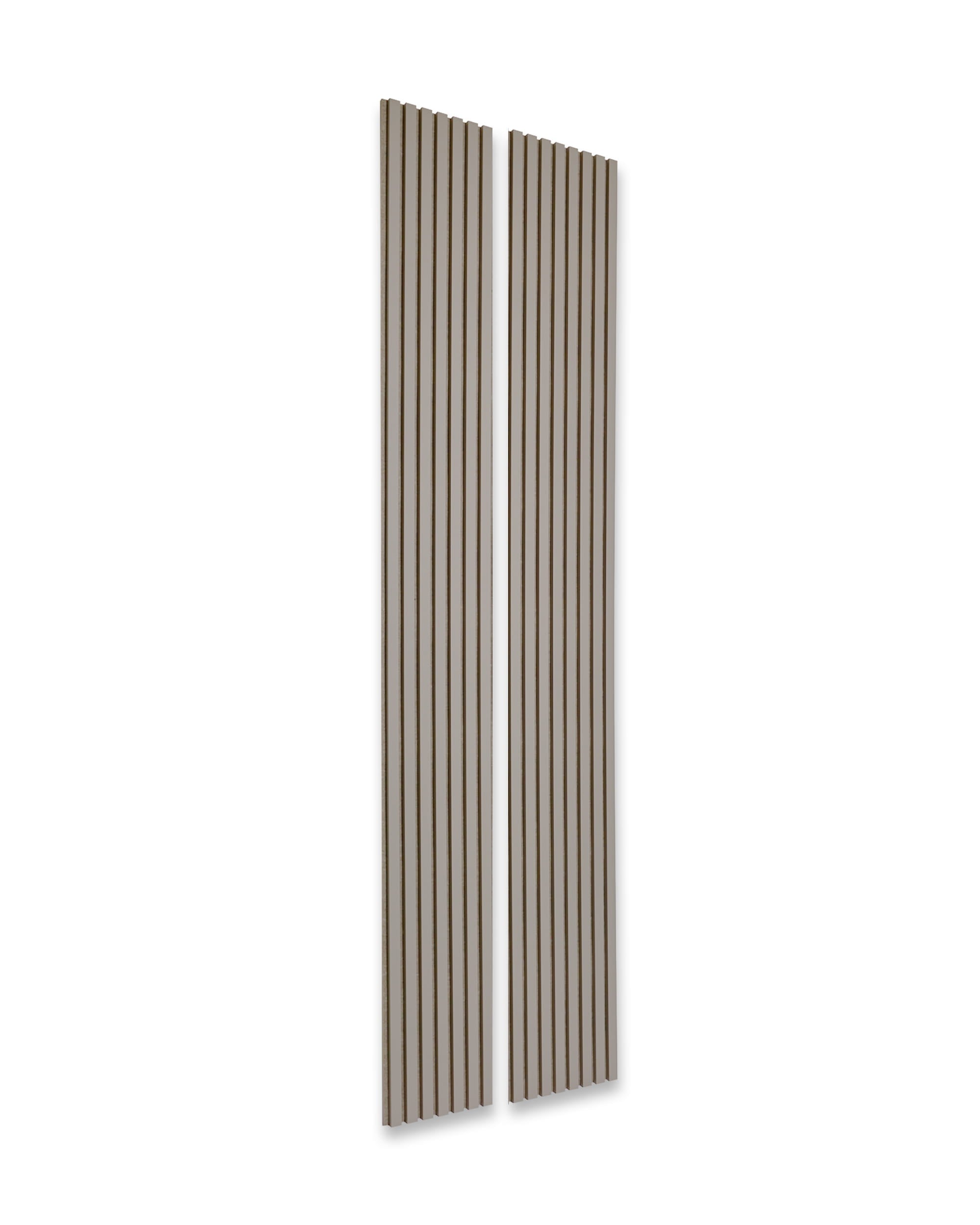 Akupanel | Acoustic Panel / Colored, Dark Cashmere, Dark Beige Felt, 240 x 60 cm