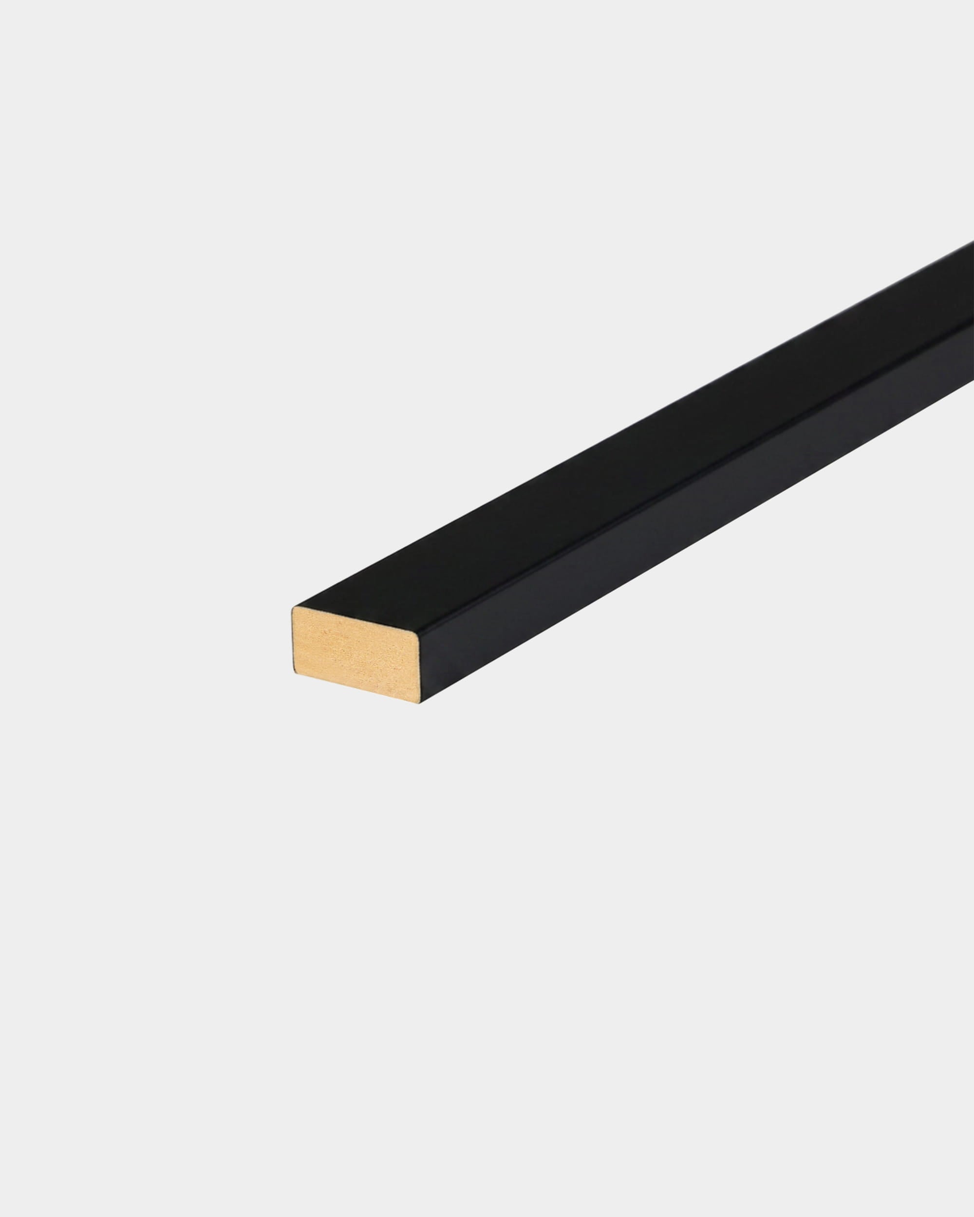 Installation Products | Lamella / Wood-like, Black (Wrapped), 240 cm