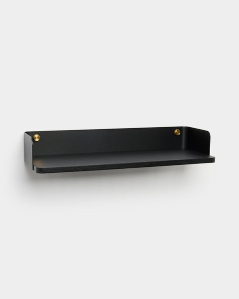 Linn | Bookshelf / Black Oak, 55,9 cm - No drilling needed