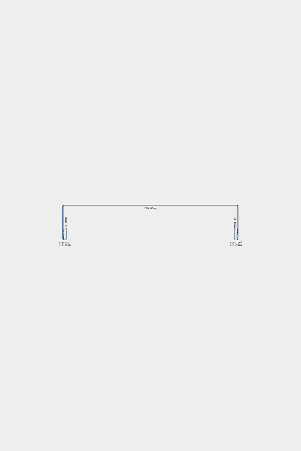 Schema schematico del coronamento per pareti in pannelli per facciata WoodUpp Aluwood (240x20 cm), con indicazione delletichetta 6000, delle frecce di forza 2371,35 e del profilo in alluminio verniciato a polvere.