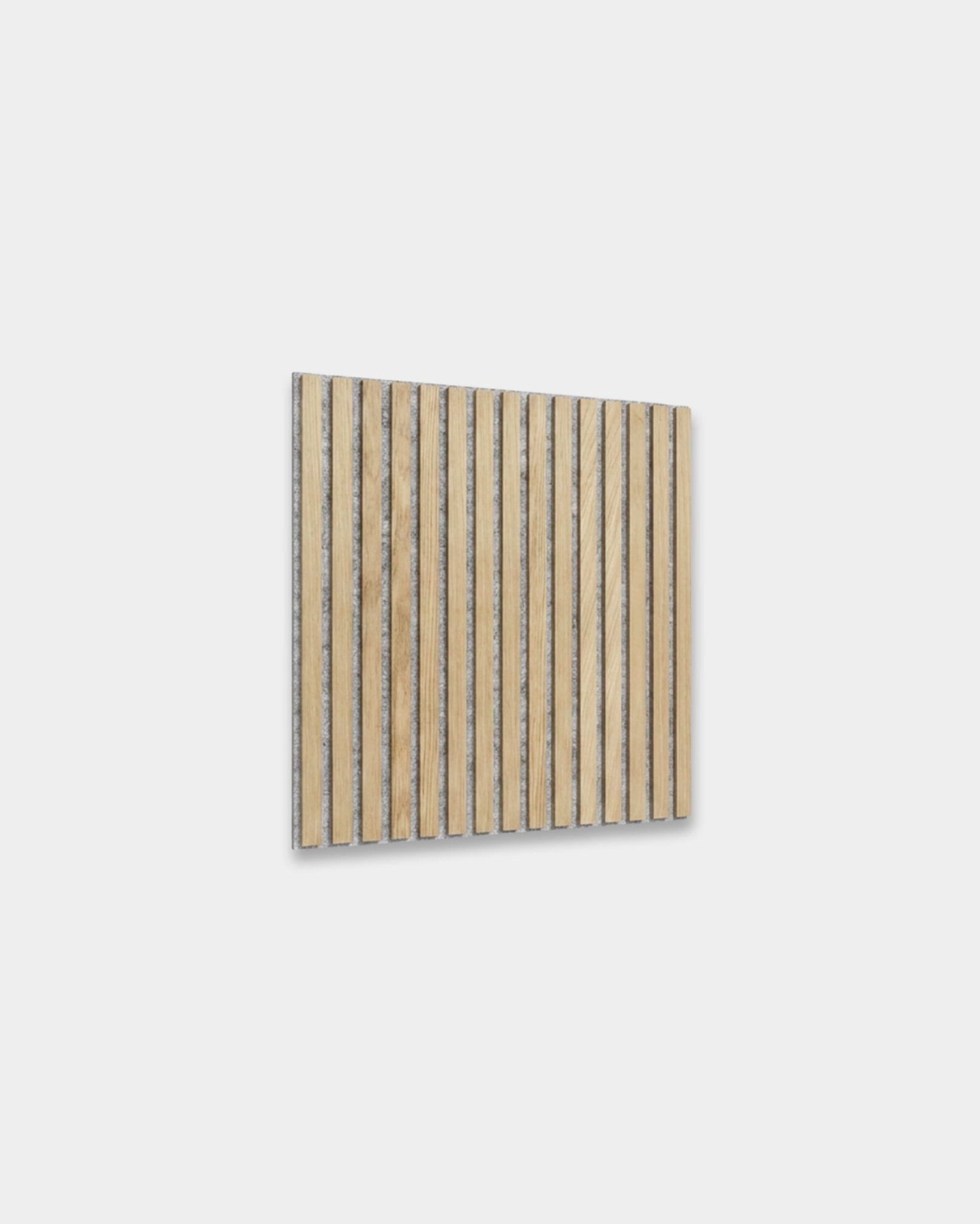 Akupixel | Acoustic Panel / Natural Wood, Classic Oak, Grey Felt, 60 x 60 cm