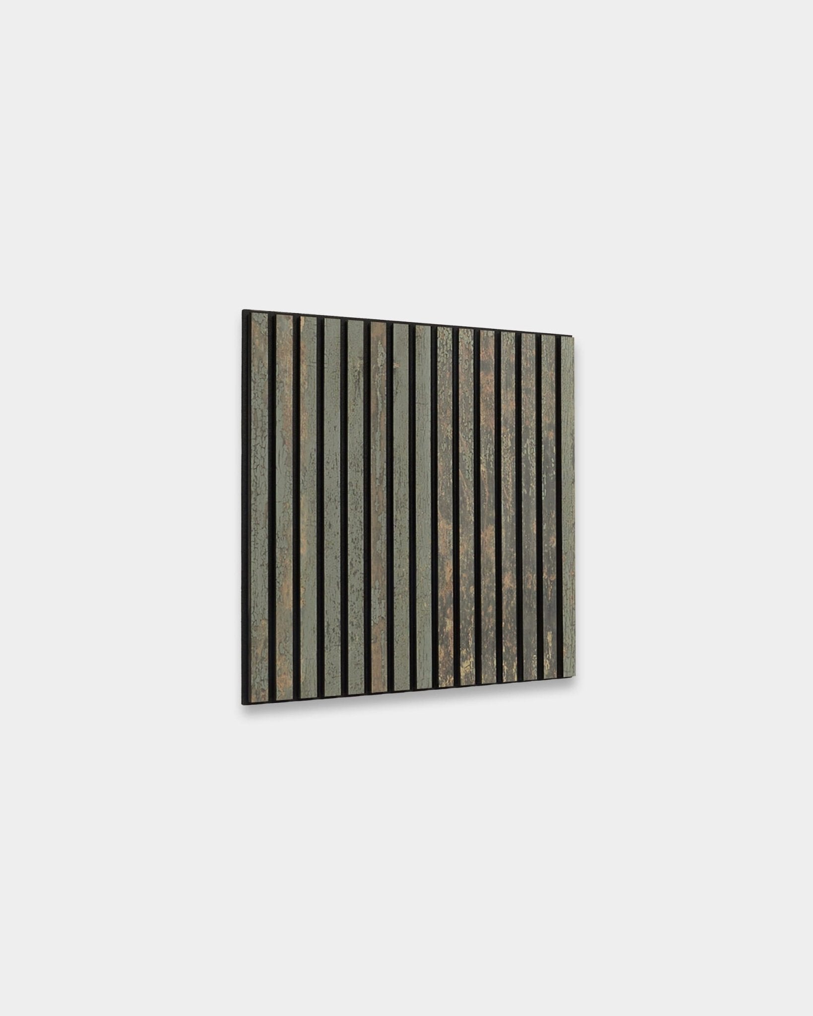 Akupixel | Acoustic Panel / Colored, Oxide Grey, Black Felt, 60 x 60 cm